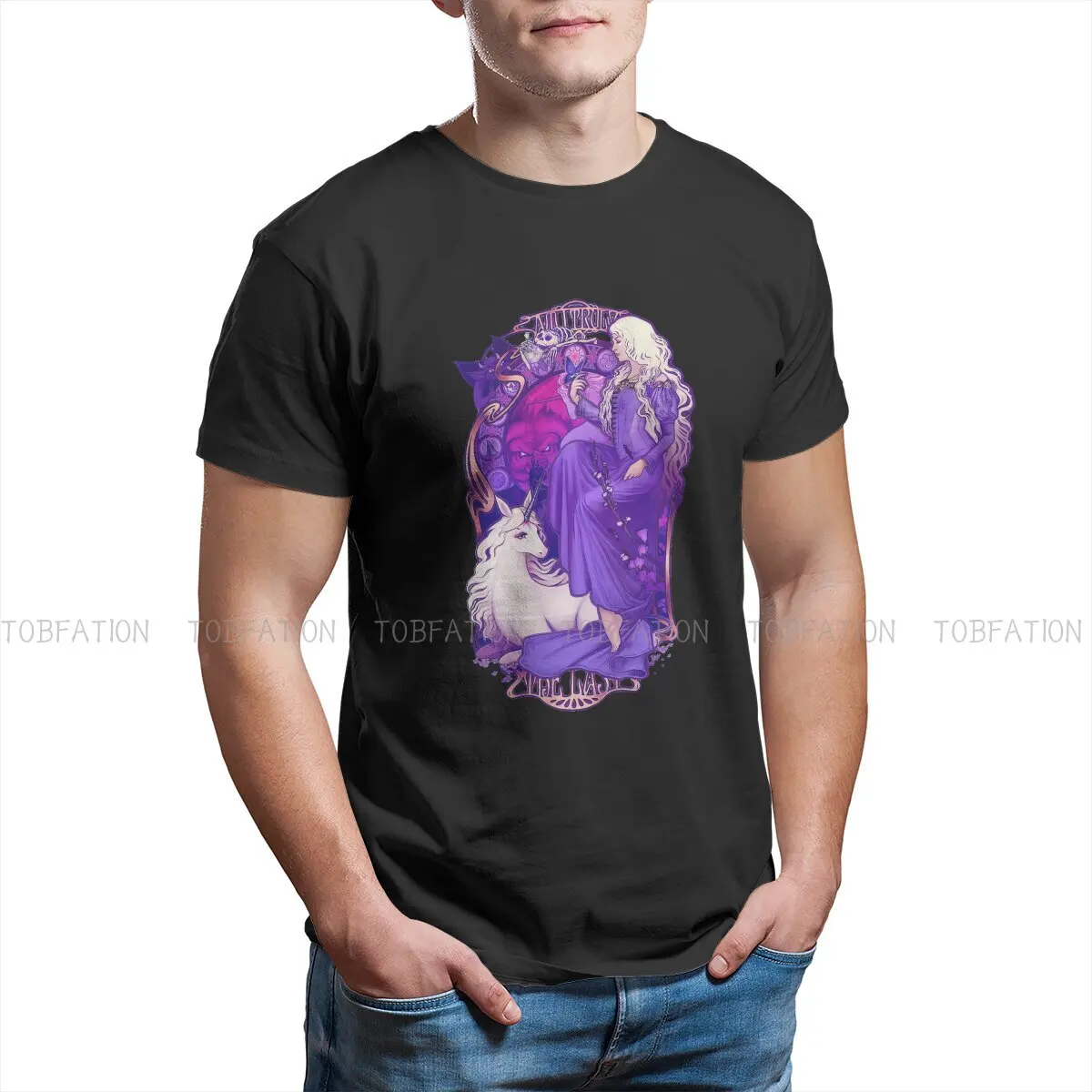 Truly  Hip Hop TShirt The Last Unicorn Peter S. Beagle Magic Printing Tops Leisure T Shirt Male Tee Special Gift Clothes