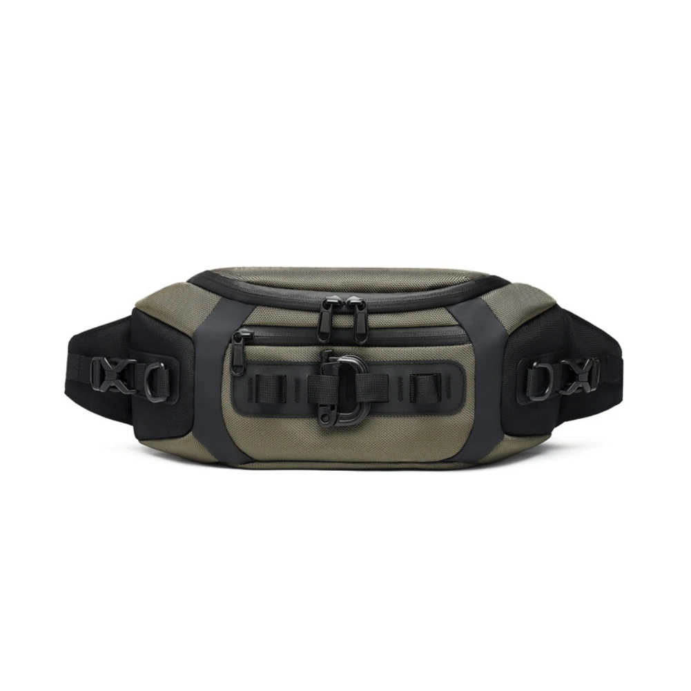 

New Waist Bag Military Fan Bag Sports Outdoor Large-Capacity Waterproof Riding Travel Running Multi-Function Chest Bag