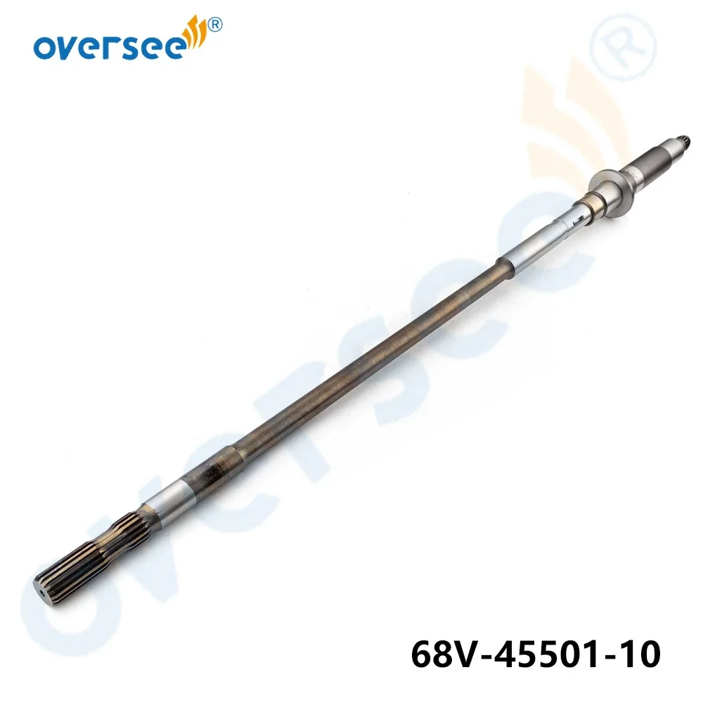 Oversee 68V-45501-10 Drive Shaft L for Yamaha Outboard 115HP F115TLRZ Engine 68V-45501-10-00 Driveshaft