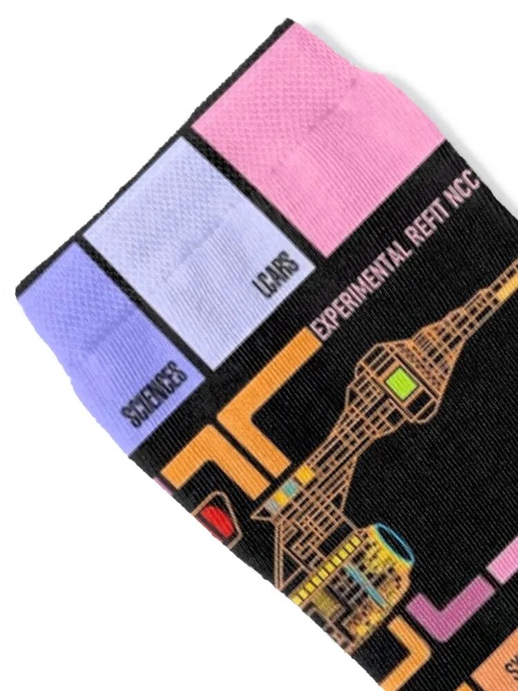 TNG Interface Space Future Control Panel Socks สินค้าใหม่มากมาย ถุงเท้าผู้ชาย ถุงเท้าผู้หญิง