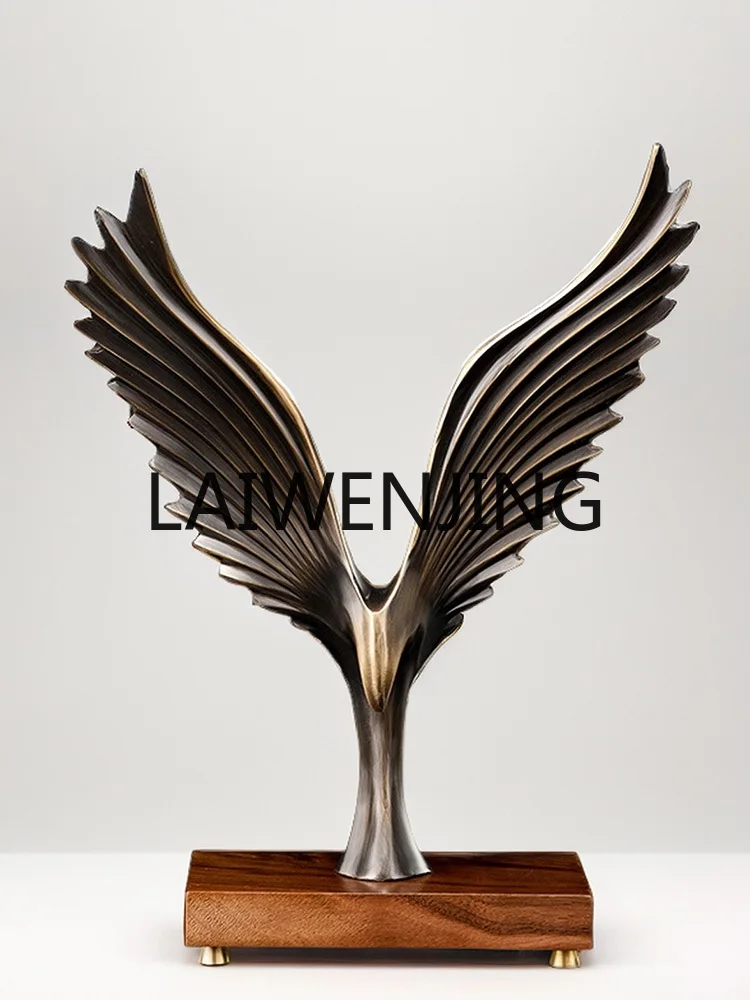 

Copper Dapeng Wings Eagle Great Exhibition Hongtu Home Decoration Living Room Office Wine Cabinet Decoration