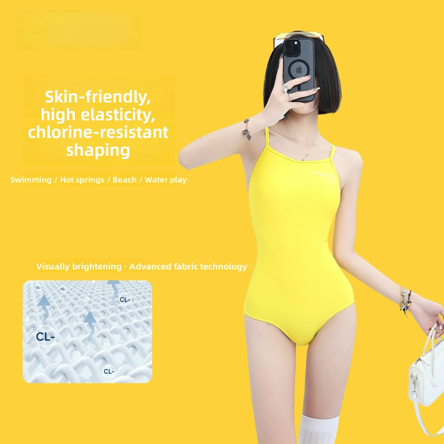 nazal-lemon-yellow-speed-suit-swimsuit-women's-high-sensation-2025-new-model-gym-one-piece-swimsuit-cetitive