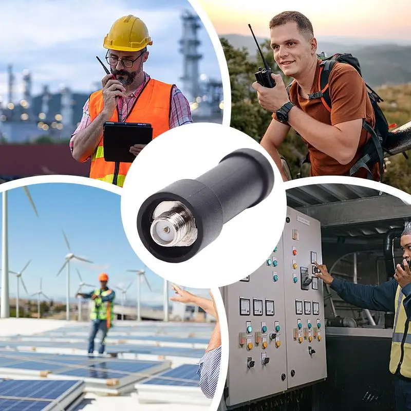 Radio Antenna For Truck 1.57in Two Way Radio Transmitter Antenna High Gain Intercom Transmitter System Parts For Camping Hiking