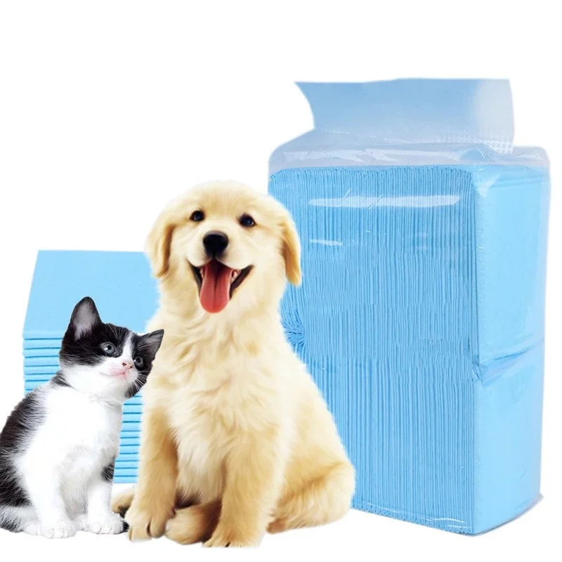 100/50/20/10 Pièces Couches absorbantes jetables pour chiens, Tapis d'apprentissage pour chiots à séchage rapide, Coussinets de protection pour animaux de compagnie