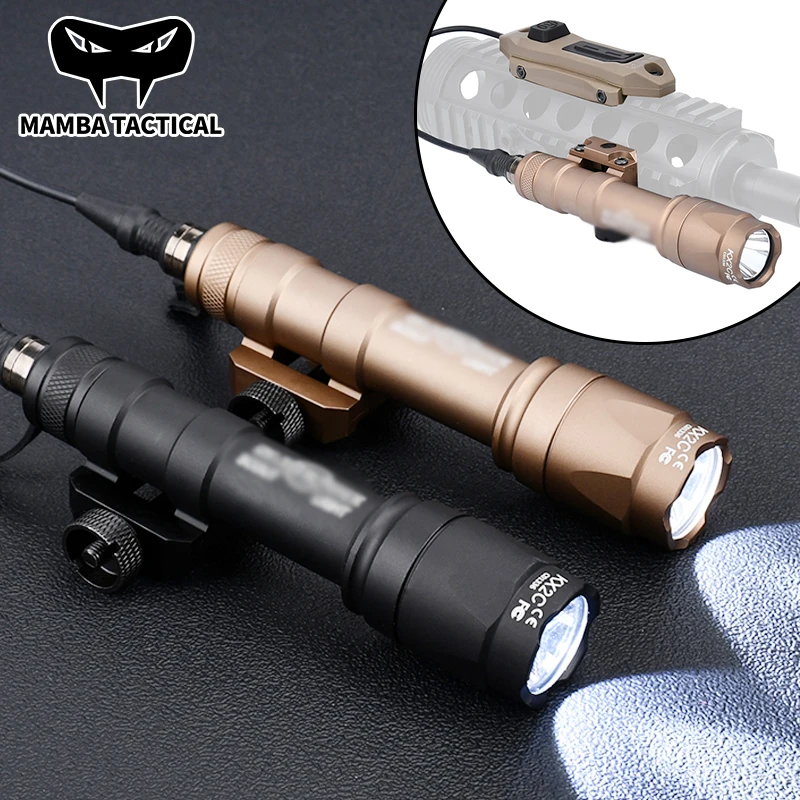 Airsoft M600 M600C M300A Flashlight Tactical Surefir Marking Scout Light Outdoor Hunting Weapon Lamp Fit 20mm Rail M-LOK KEYMOD