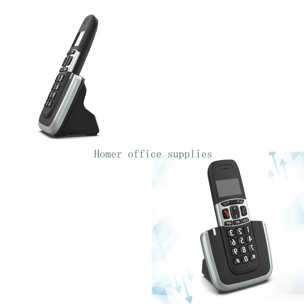 K43B Cordless Landline Fixed Telephone Desk Phone with CallerID Backlit Telephones