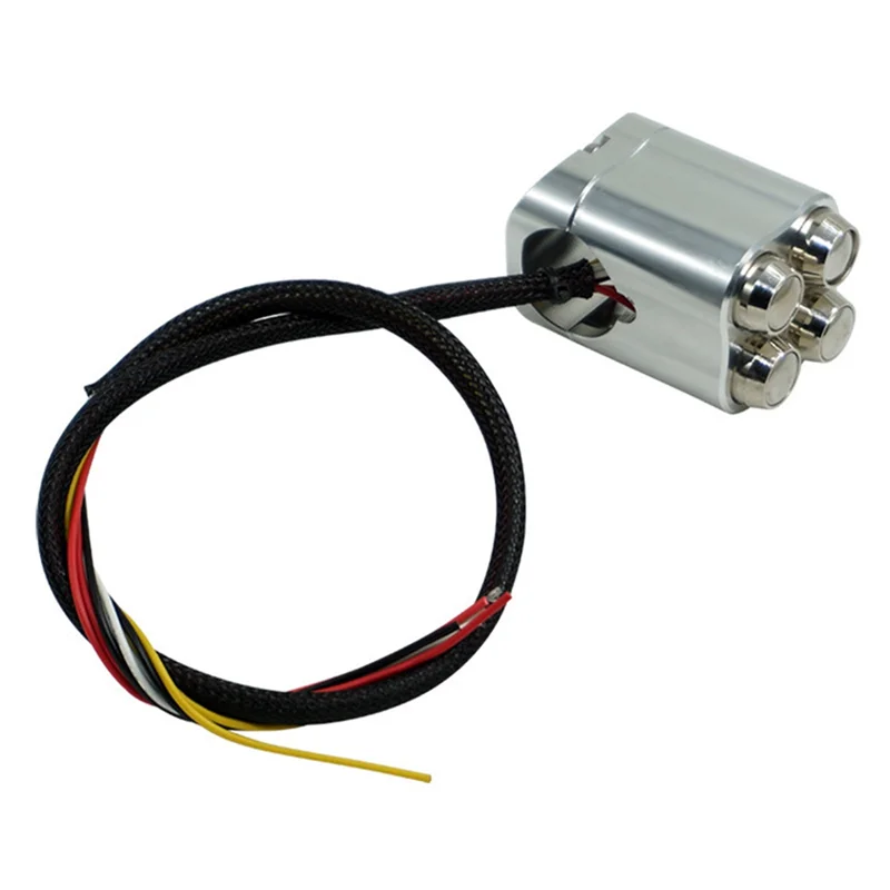 

Эксклюзивный мотоциклетный многофункциональный переключатель на руле, подходящий переключатель управления рулем 28 мм, пусковой сигнал поворота