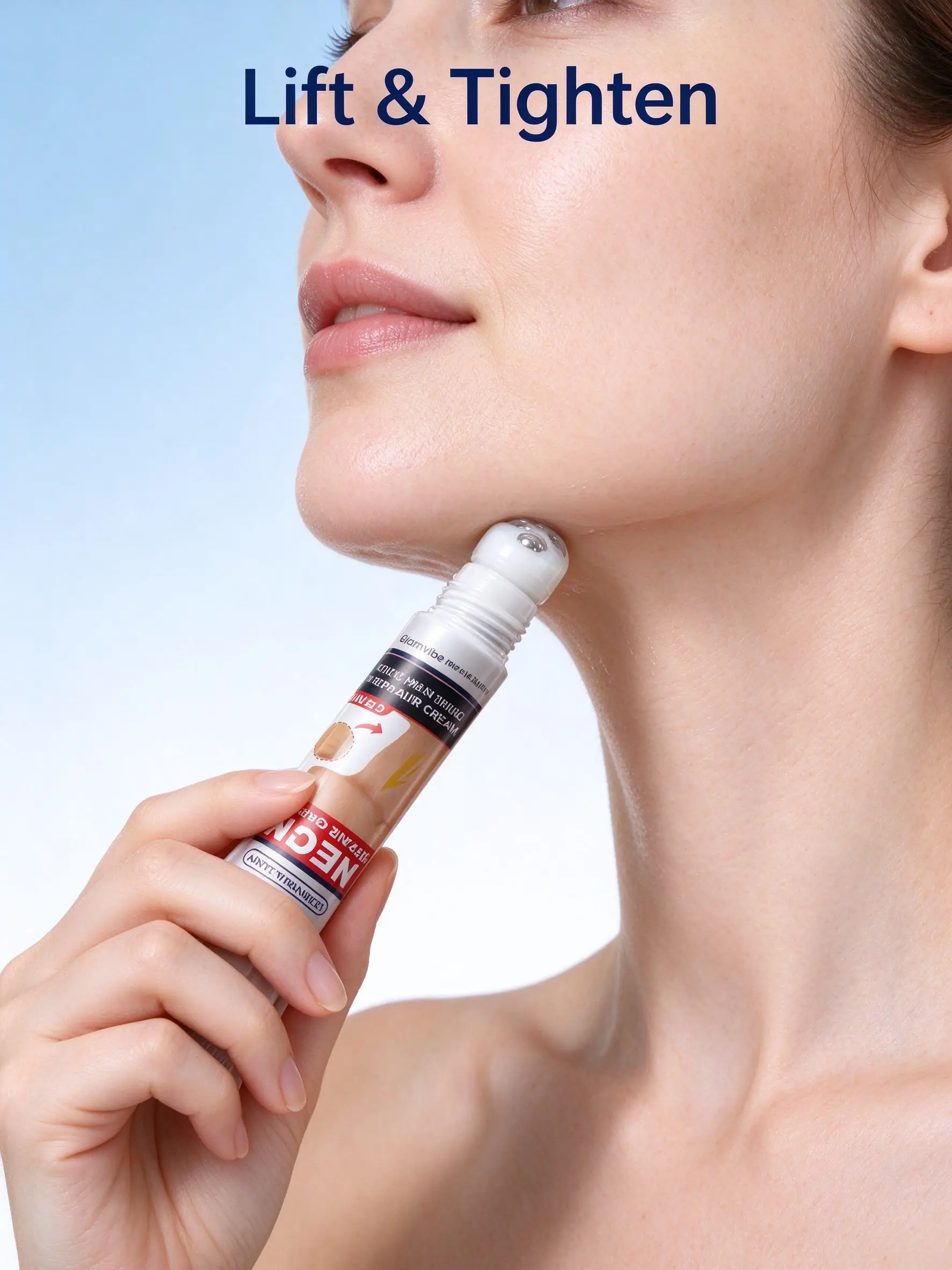 Neck Lines Cream Rolling Massage Head Firming Lift Neck Care Gift For Her