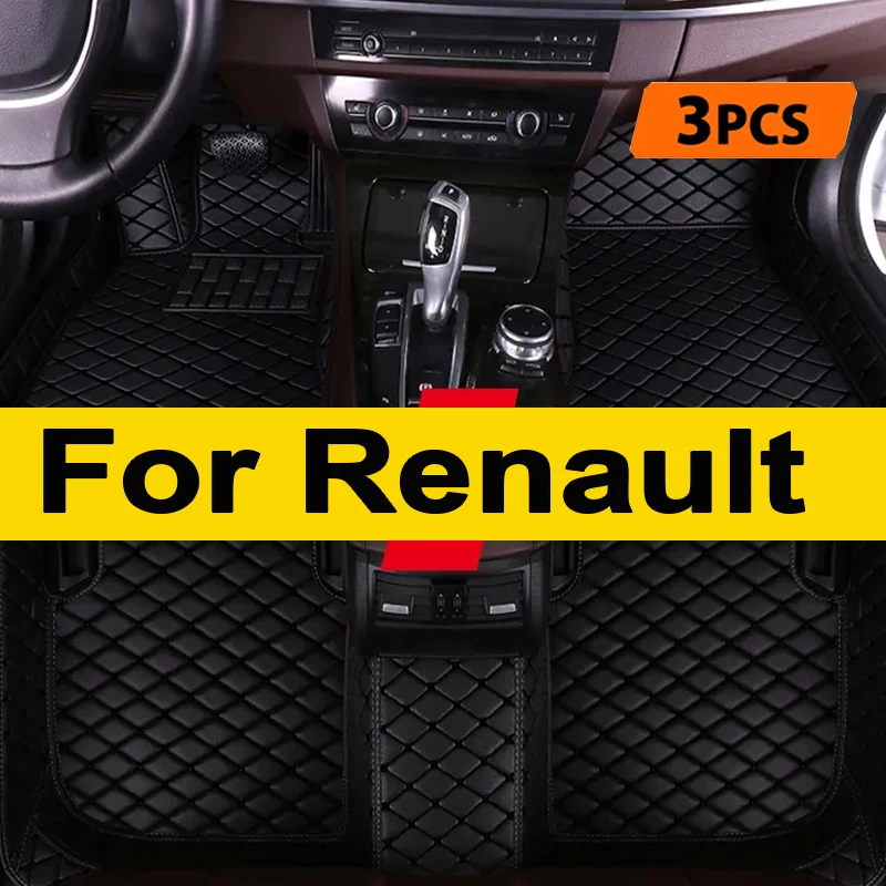 Car Floor Mats For Renault Captur Koleos Fluence Arkana Duster Laguna Zoe Pulse Car Accessories