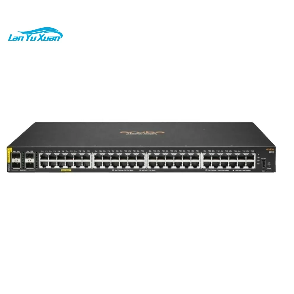 

Hpe Aruba 6000 48g Class 4 4sfp 370w PoE network switch R8N85A