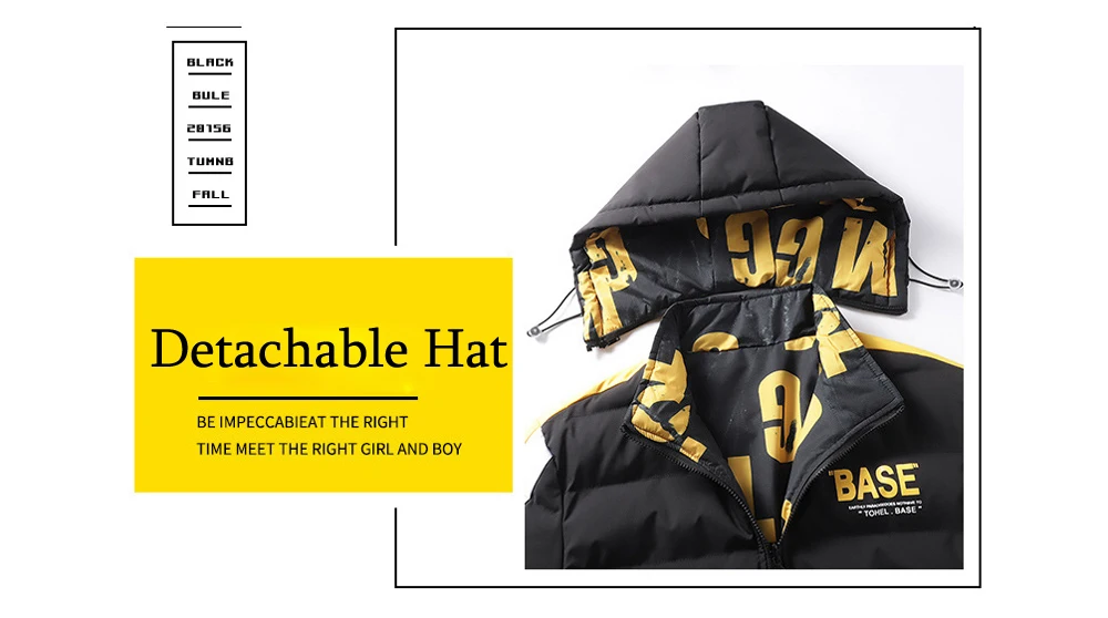 DIMUSI Winter Men Padding Jacket Fashion