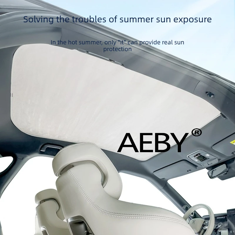 AEBY For BYD Atto 2 2024-2025 Static Cling Sunroof Shade,Static Window Tint Film,Panoramic Roof Sun Shade,Privacy & Cool Cabin