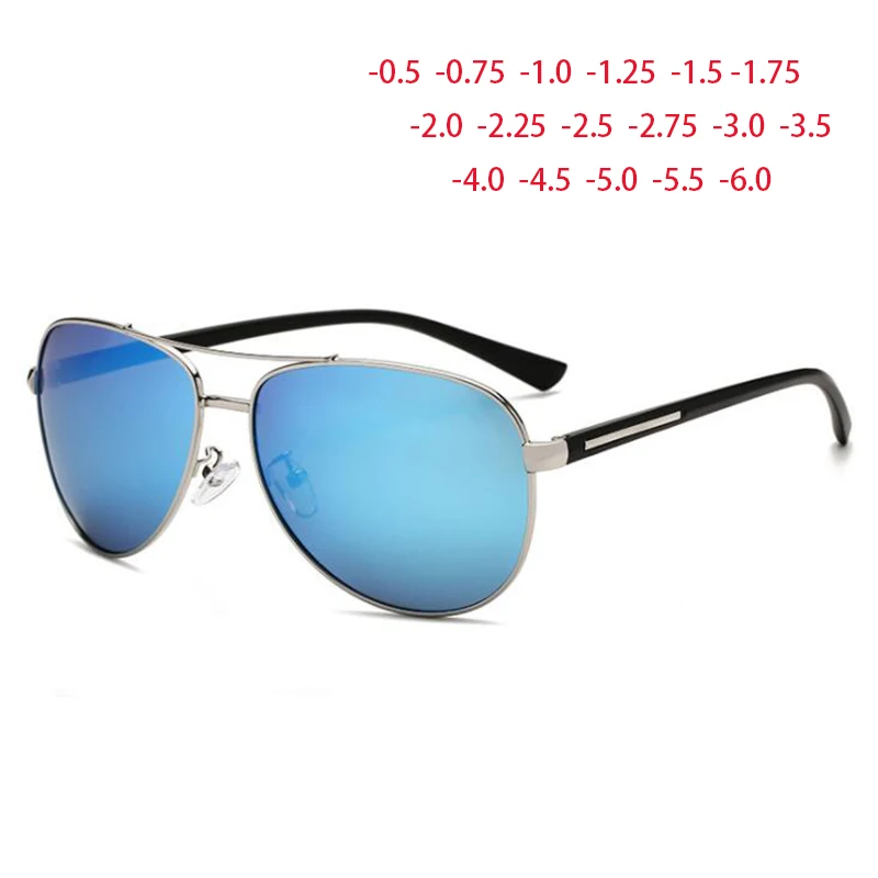 

Men's Driving Prescription Sunglasses Polarized Cat Eyes Anti-Glare For Female Short-sight Sun Glasses 0 -0.5 -0.75 To -6.0