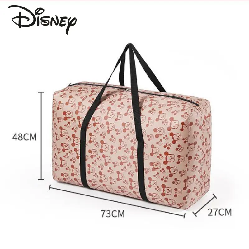 Disney Mickey 2023 New Fashion Travel Bag Cartoon o dużej pojemności artykuły gospodarstwa domowego worek do pakowania wysokiej jakości bagaż podręczny