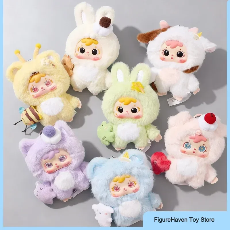 صموئيل عناق عناق الآيس كريم لطيف الحيوانات الأليفة سلسلة أفخم صندوق أعمى لطيف صموئيل دمية حقيبة تزيين مُثبت المفاتيح المقتنيات لعبة هدية #1