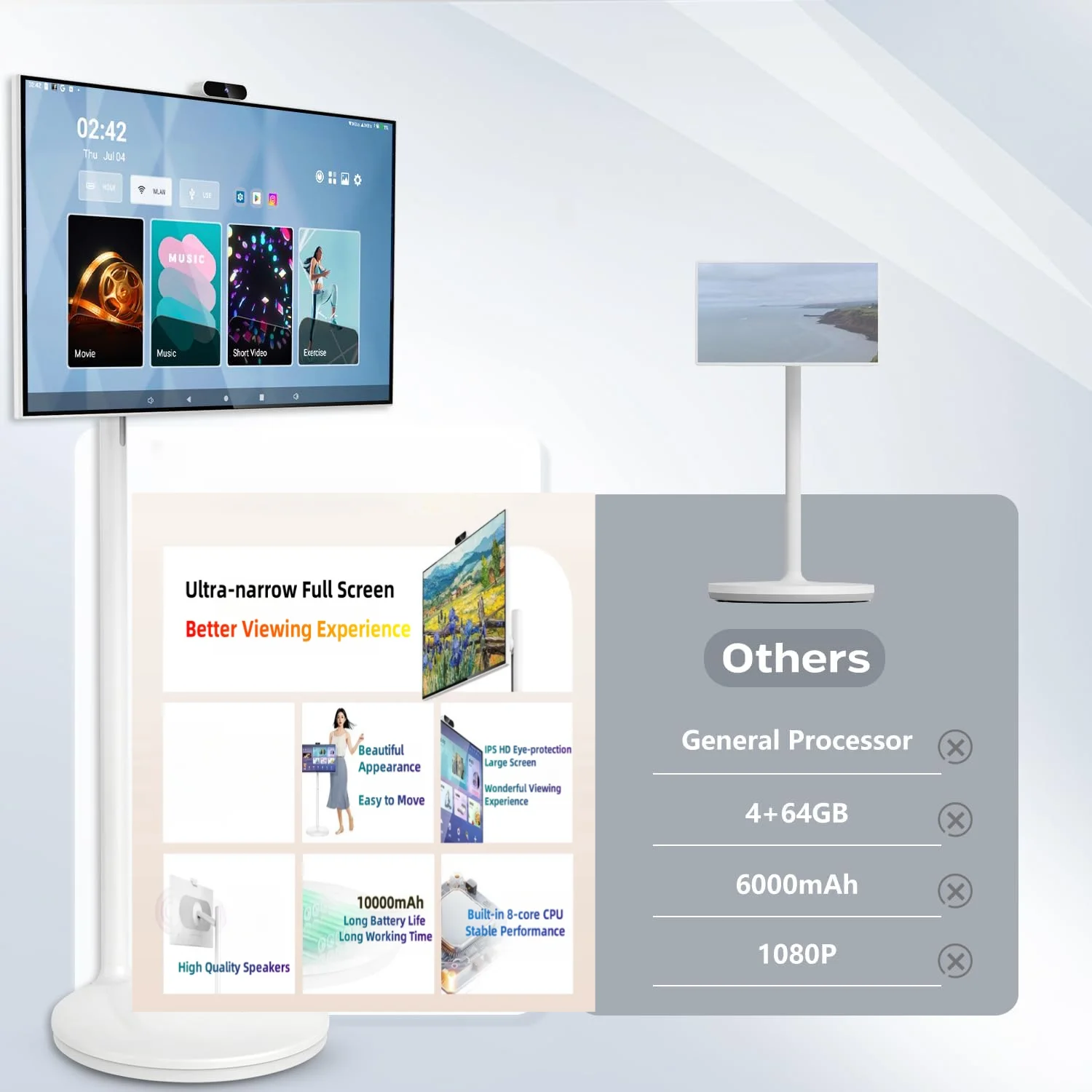 27 Inch 32 Inch Smart Android  - Outdoor Camping Tv ulasan dan harga