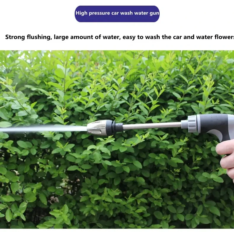 Draagbaar hogedruk waterpistool voor auto en tuin_voghion.com