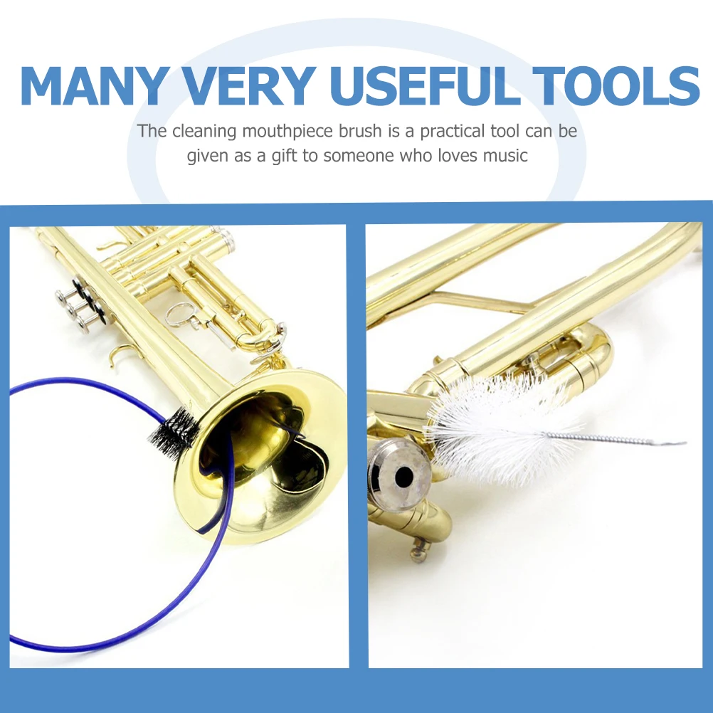 

Mouth Cleaning Brush Folding Sound Hole Cleaner Plastic Saxophone Tool Baby Supply