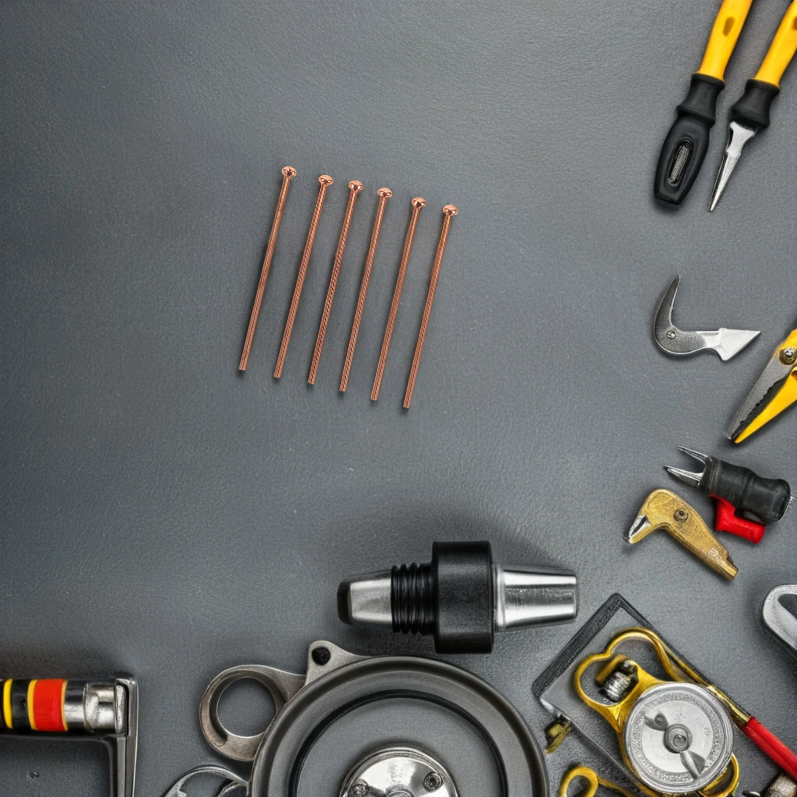 500Pcs Metal Auto Body Studs 2mm Collision Welding Rods Bumper Dent Removal Kit Welding Repair Tool Kit