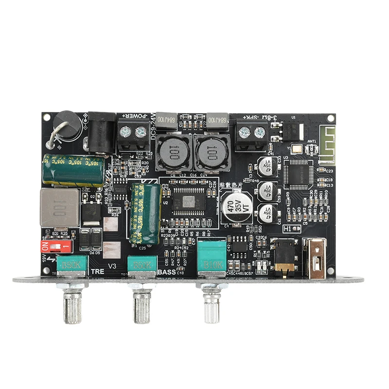 2 Stück ZK-1001B Mono 100W Verstärkerboard Mit TWS Und Box – DC 7-24V, Fertig Zum Einbauen