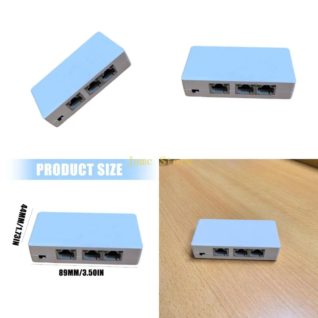 LX0B POE Splitter Supporting IEEE 802.3af/at Standards with 30W Power Output for Multiple Device Connection