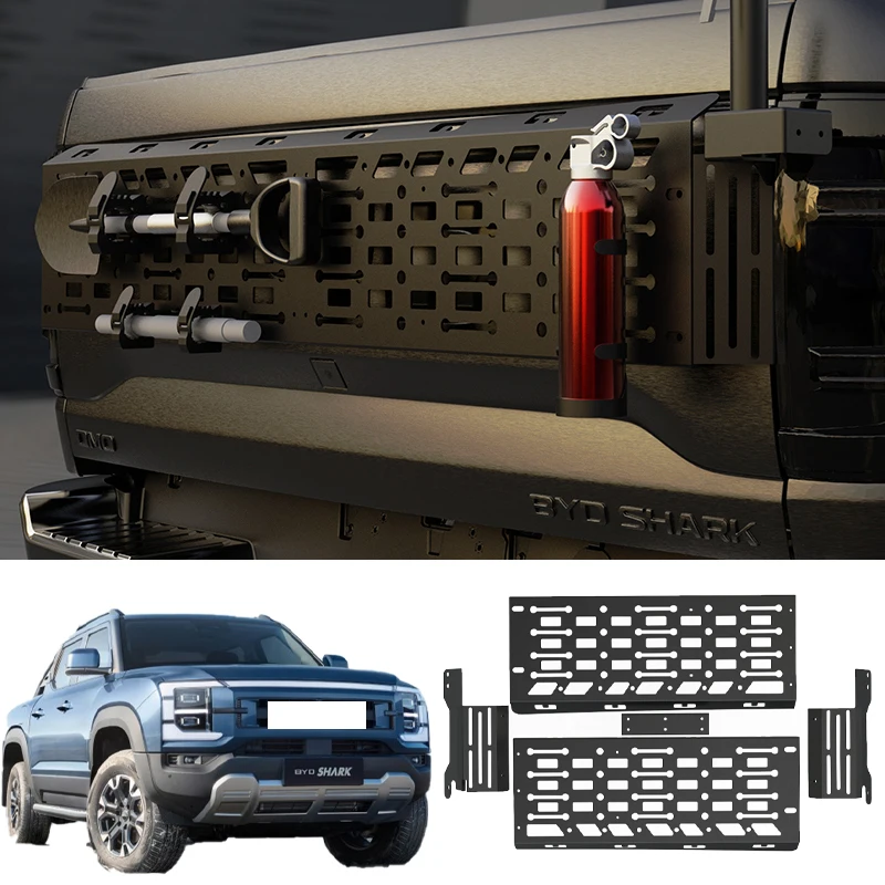 Tailgate Extension Bracket For BYD Shark 6 Multi-function Tool Trunk Door Bracket Tool Hanging Rack Exterior Upgrade Parts