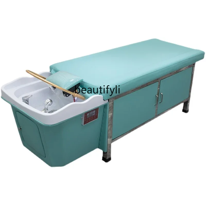 

Lying Completely Thai Shampoo Chair Barber Shop Spa Massage Beauty Shop Fumigation Flushing Bed