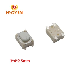 【100-50PCS】Tactile Push Button Switch Car Remote Control Keys Button Touch Micro Switch for toyota renault honda remote key