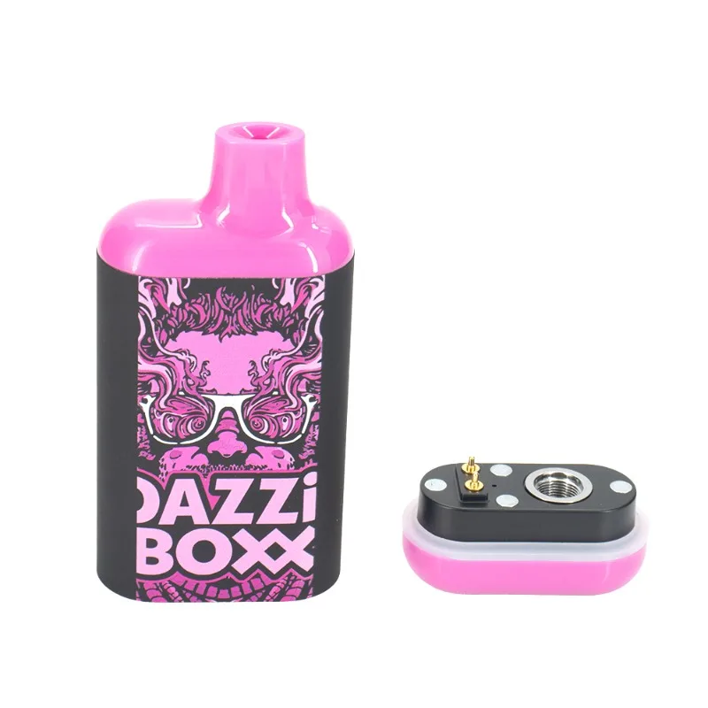 Dazzii boxx 510 cartucho ocultável vv 650mah pré-aquecer bateria recarregável óleo grosso vape entrada inferior cartuchos ocultadores cartuchos