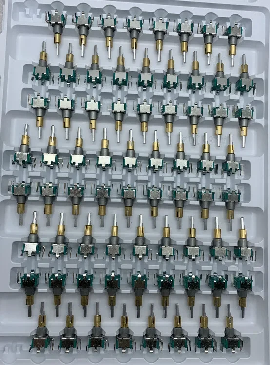 100% NEW Original 1PCS EC11EBB24C03 Dual Axis Encoder with Switch 30 Positioning Number 15 Pulse Point Handle 25mm