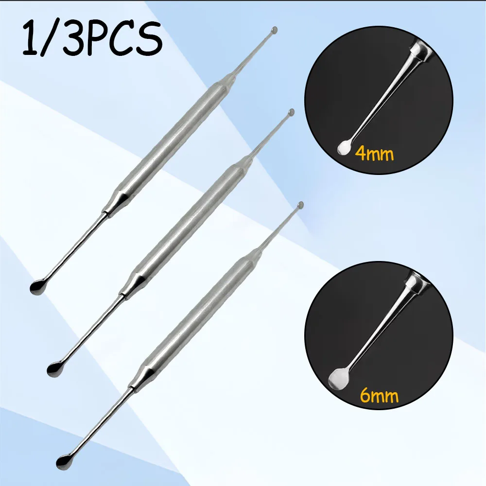 

Dental Bone Curettes Implant Excavator Spoon for Oral Surgery Restorative Cavity Prep Grafting Instruments Set