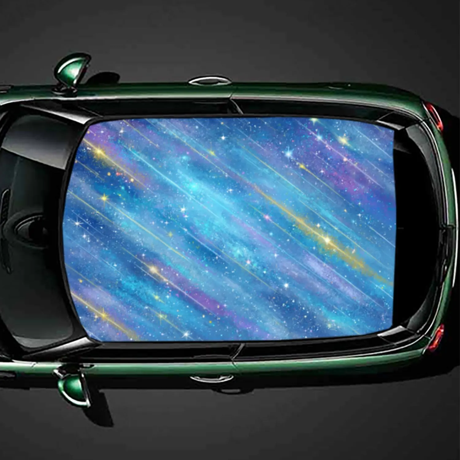 

Dreamy Starfall Light Romantic Car Roof Sticker PVC Self Waterproof stick , Striking Auto Exterior Accessories Decoration Protec