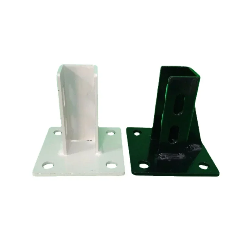 Aluminum profile Square anchor Connector square Foot cup ground Anchor fence Base guardrail Base accessories