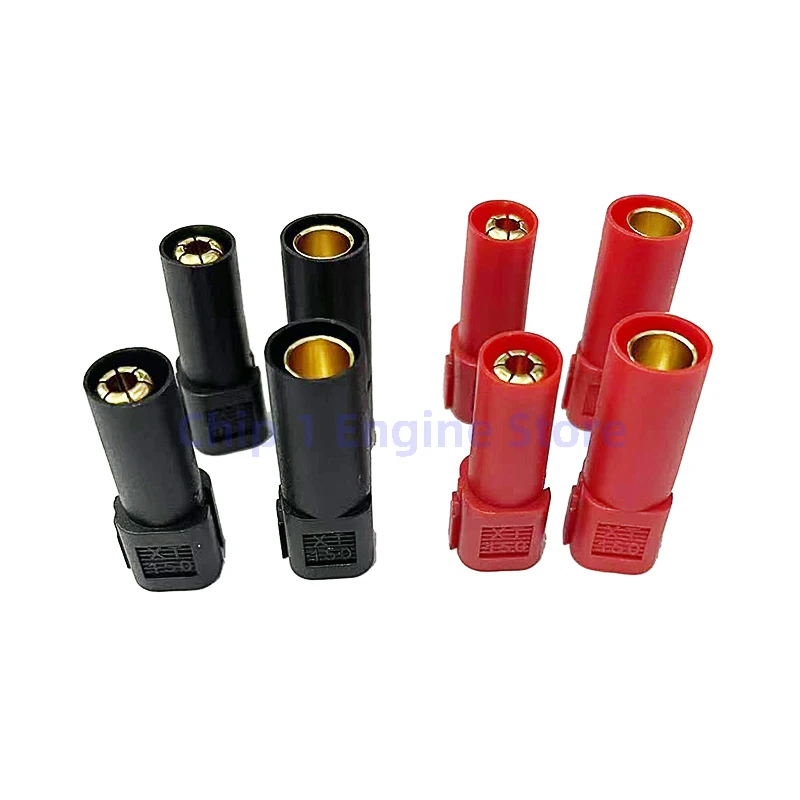 

4 Pair For AMASS XT150 Connector Adapter Plug 6mm Female and Male Plug 120A Large Current High Rated Amps For RC LiPo Battery