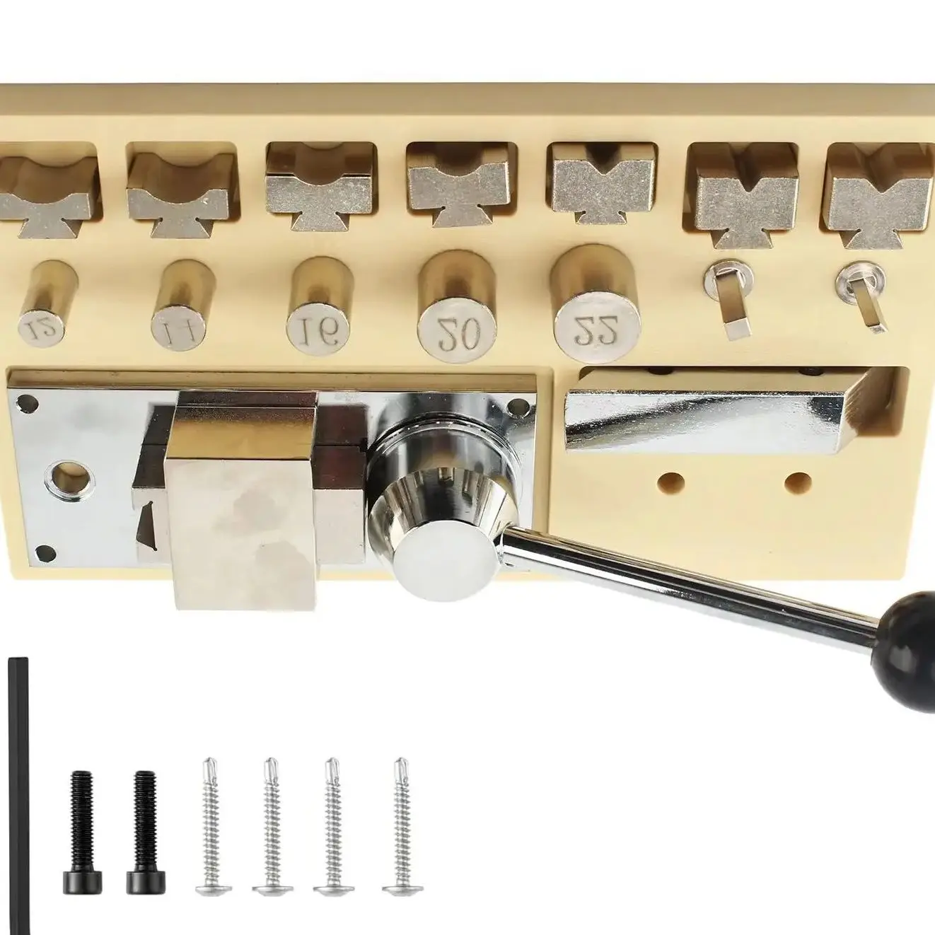 

Ring Bending Machine (Plastic Base) - Metal Workpiece Holder for Jewelry Forming, Gold Silver Copper Rings, DIY Jewelry Tool