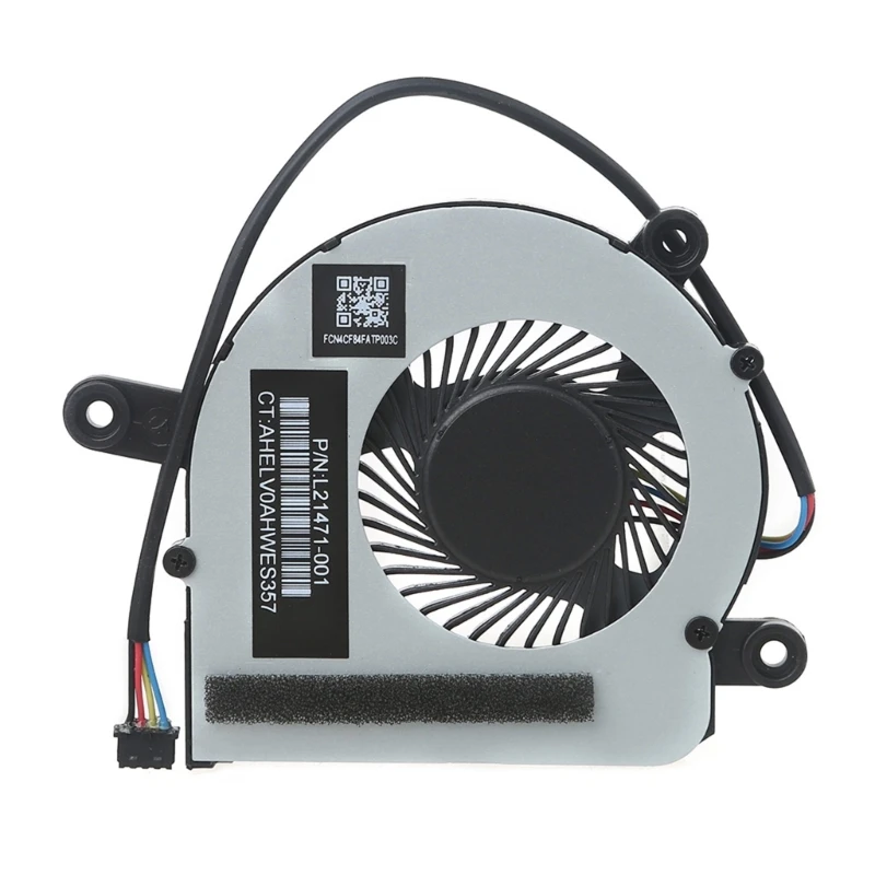 Fan Replacement For 800 Laptop L21471-001 Cooling 4Pin Cooling Fan Single Fan Strong Airflows Dropship