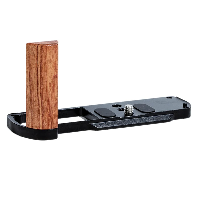 ABNR L-Handle Wooden Grip Photo Expansion Quick Release Plate Bracket For Panasonic Lumix S9 Camera Accessories