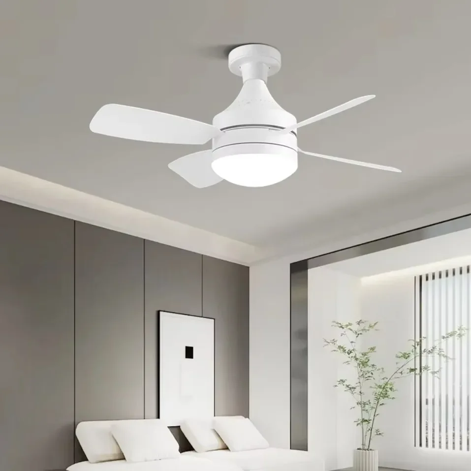 50W Ceiling Fan with Lighting Lamp E27 Converter Base with Remote Control for Bedroom Living Home Silent 3 Speeds AC85V-265V