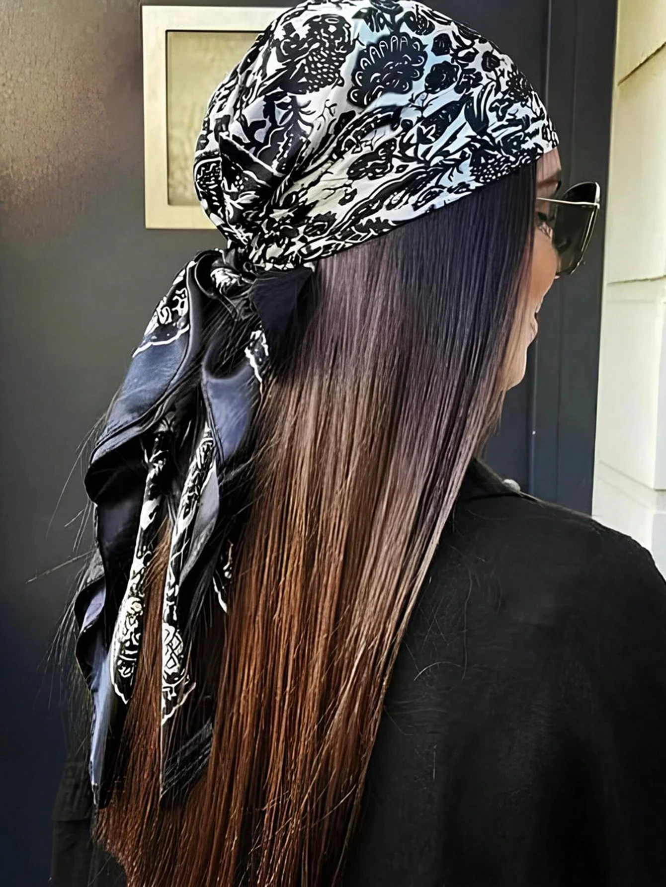 Retro Floral Print … - image