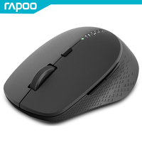 Rapoo M300G Silent Wireless Mouse Multi-mode Bluetooth Mouse Portable Optical Mice with Ergonomic Design Support up to 3 Devices