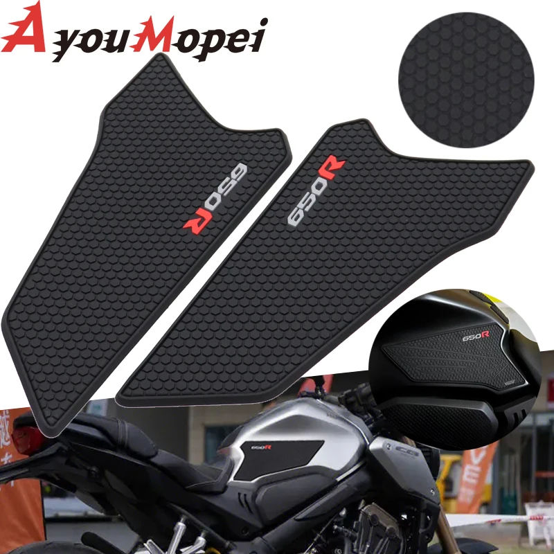 

Tank Grip Pads For HONDA CBR650R CB650R 2019-2023 cbr 650 r cb 650r Protector Sticker Traction Tank Pad Side 3D
