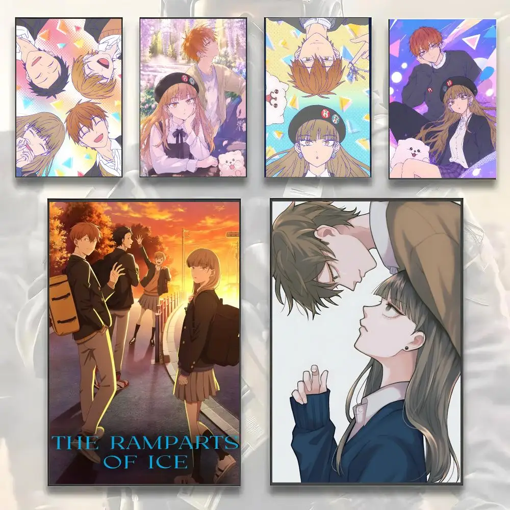 The Ramparts of Ice Manga Sweet Poster Self-adhesive Advanced Aesthetic Printing Paper Wall Art for Living Room Home Decor