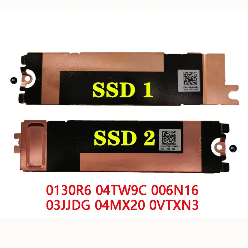 

New Genuine M.2 PCIE 2280 SSD Heatsink Plate for Dell XPS15 9500 9510 9520 Precision M5550 M5560 M5570 04MX20 0VTXN3 03JJDG