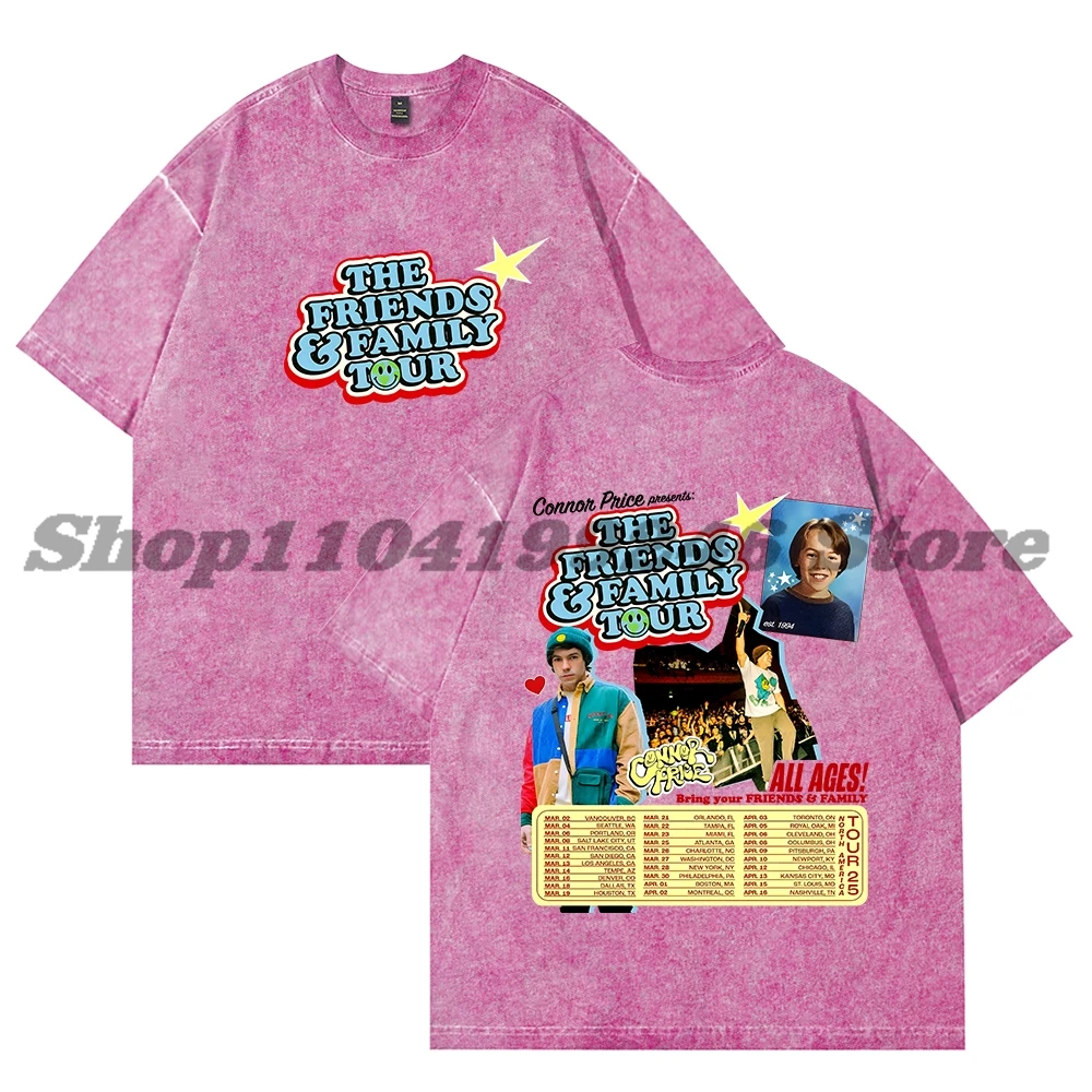 

Connor Price Merch Vintage Wash Tee Cosplay Women Men Fashion Short Sleeve Cotton T-Shirts Style3