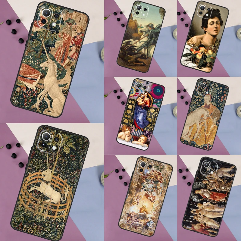 Renaissance art Painting Case For POCO F5 X3 X5 Pro F4 X4 F3 C65 M5s Cover For Xiaomi 13T 14 Pro 11T 12T 12 13 Lite
