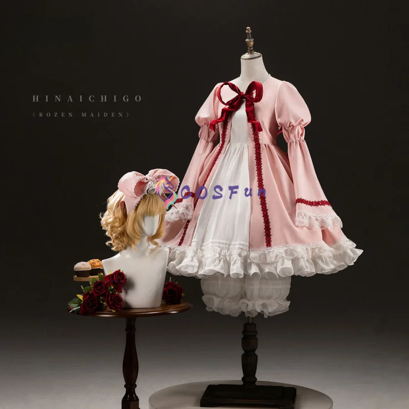 

Rozen Maiden Hinaichigo Косплей Костюм Лолита Платье Платье Принцессы Для Хэллоуина Рождество Ролевые Игры Женщины COSFun