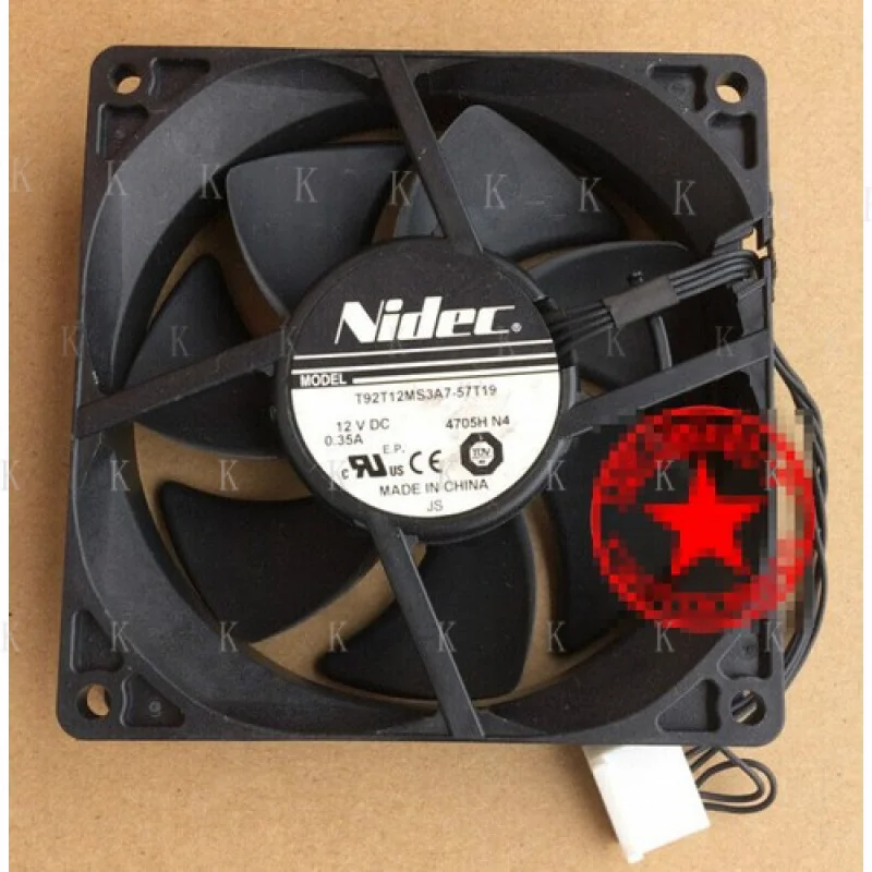 

C 1pcs FOR NIDEC T92T12MS3A7-57T19 9225 12V 0.35A for HP server fan