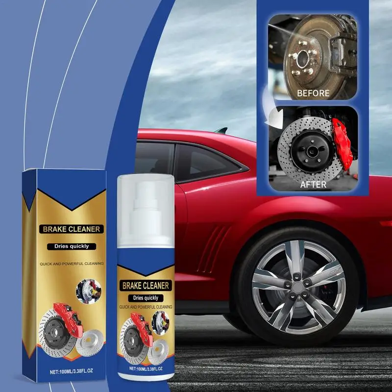 

Car Brake Cleaner Auto Brake Cleaning Agent 100ml Vehicle Brake System Cleaner Brake Cleaner Liquid Car Brake Cleaning Agent