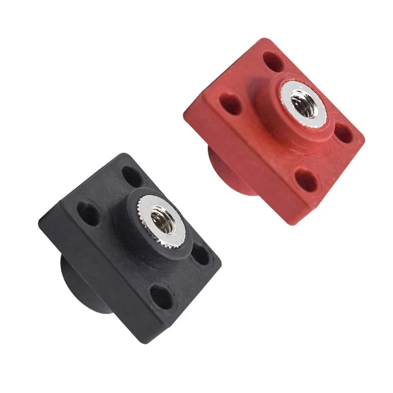 80A-120A Lithium Battery Connector Inverter Energy Storage Terminal with Dust Cover Through-wall Type High Current All Copper