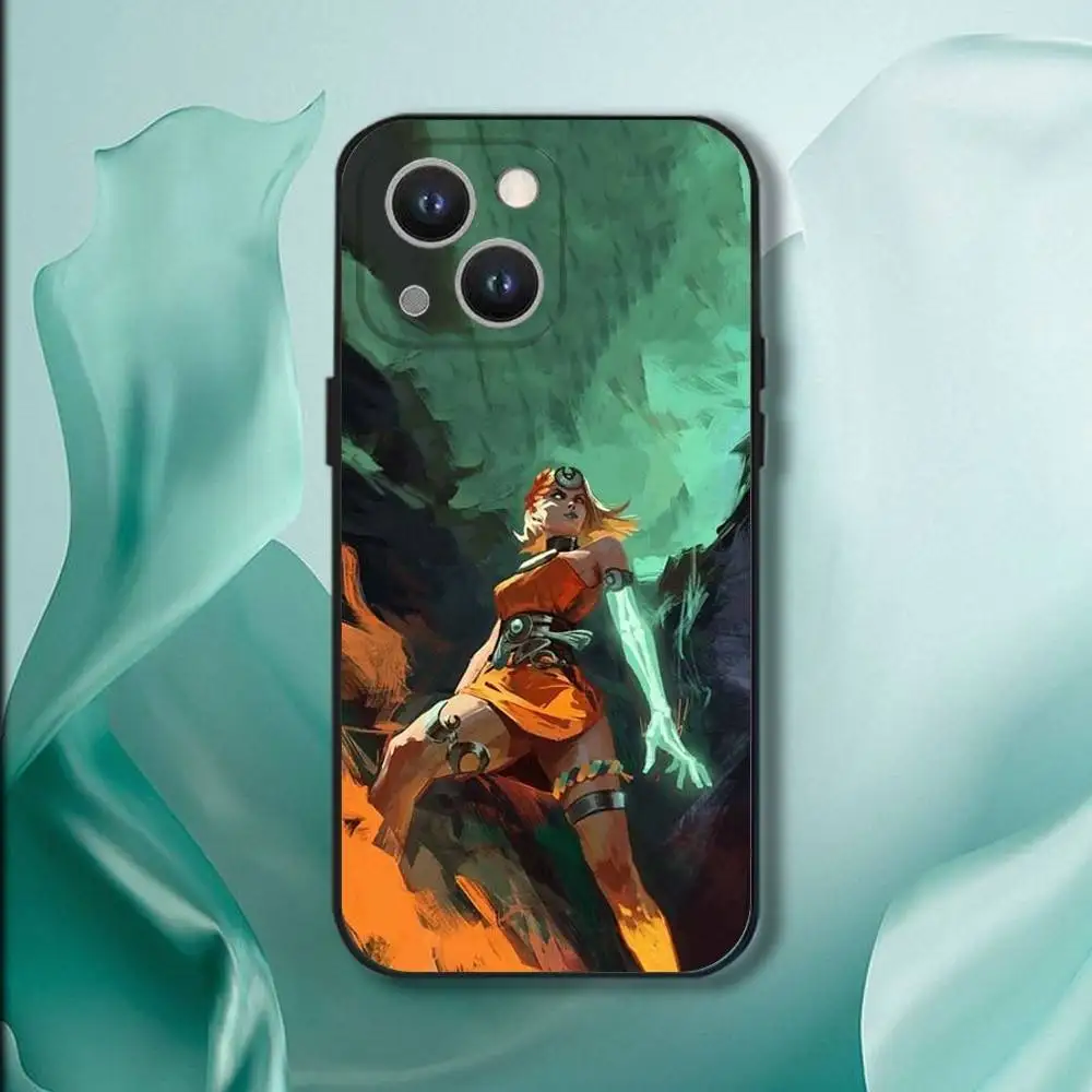 เคสโทรศัพท์ลายเกม H-Hades 2 Melinoe สำหรับ iPhone 16,15,14,13,12,11,Pro,XS,Max,XR,Plus,E,SE4,Mini สีดำแบบนิ่ม